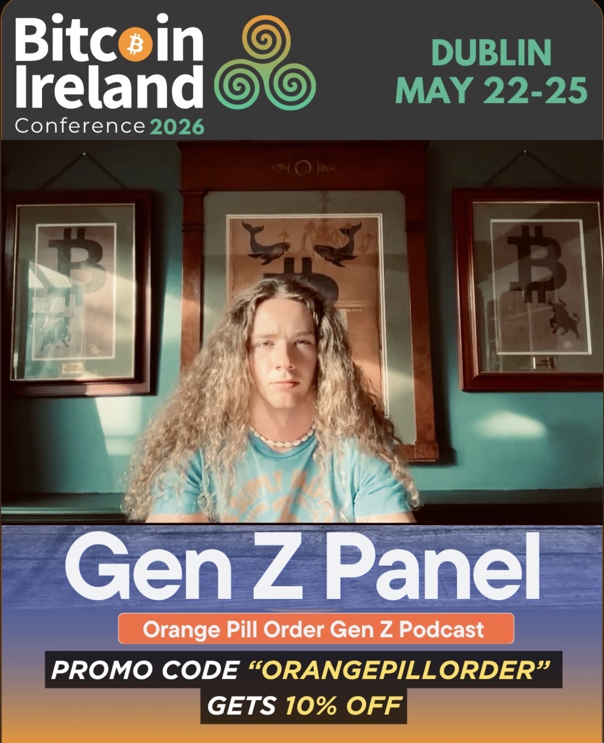 Thomas at Bitcoin Ireland Conference 2026